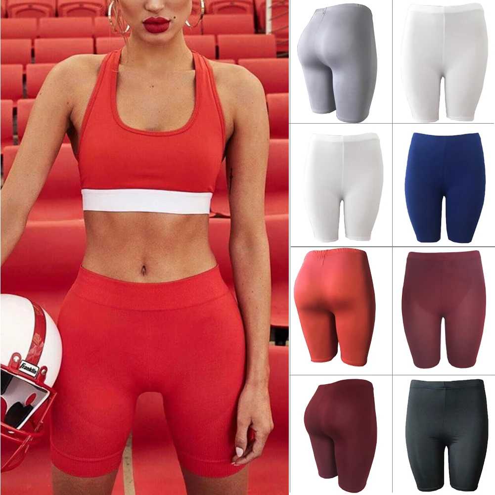

Women's Leggings Stretch Biker Shorts Women High Waist Workout Spandex New Yoga Short Pants For Yoga