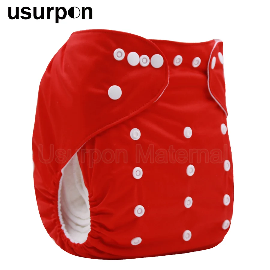 [Usurpon] 1 pc 3-7years niños lavable reutilizable pañales tela impermeable pañales de bebé y gran tamaño pañales para niños