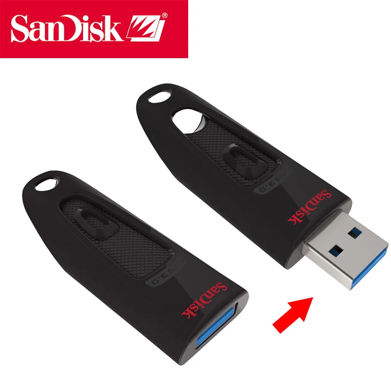 Лучший SanDisk флешки 64 гб USB Flash CZ48 Mini USB 3,0 100 МБ с. Memory Stick для рабочего стола Тетрадь Ручка U диск 64 гб Бесплатная доставка флешка