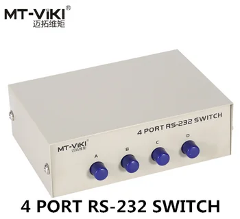

MT-Viki 4 Port DB9 RS232 Switch Serial COM Device Console Printer Sharing Selector Controller 232-4