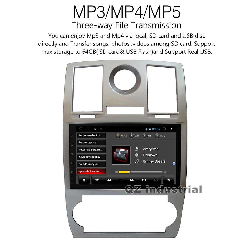 Top QZ industrial 9" HD 8core Android 8.1 T8 for Chrysler 300C 2000-2014 Car DVD Player with GPS 3G 4G WIFI BT RDS Navigation Radio 7 Top QZ industrial 9" HD 8core Android 8.1 T8 for Chrysler 300C 2000-2014 Car DVD Player with GPS 3G 4G WIFI BT RDS Navigation Radio 7