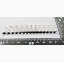 20 штук однорядные иглы 1*40 P 2,54 мм Шаг Прямо 19 мм Длинный контакт