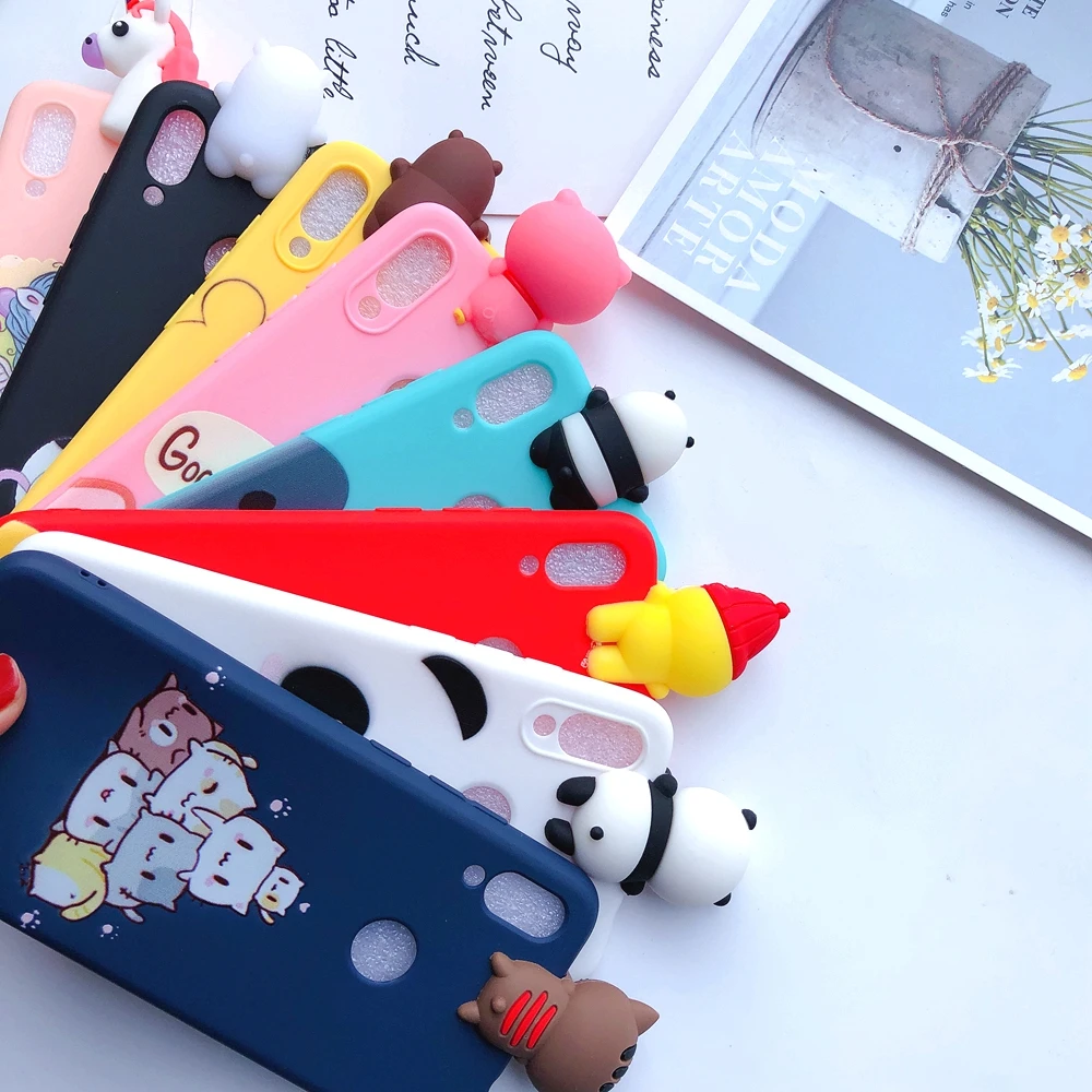 A10E A20E чехол etui samsung A10S A20S A30S A50S A70S силиконовый чехол 3D Kawaii чехол Galaxy A10 A20 A30 A40 A50 A60 чехол