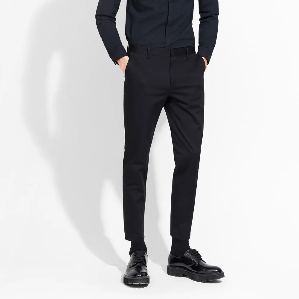 Stretch fabric slim-fit suit pants - Men | Mango Man USA
