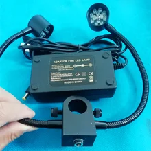 Machine Lighting Working Lamp Instrument Illumination Metal Hose Oblique Light Flexible LED Lamps White Light Adjust Brightness led machine light small machine working lamps metal hose freely bend lamps 12v 24v 220v high brightness for machining center