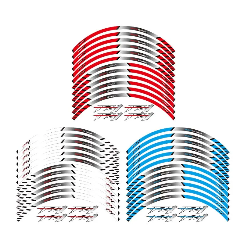

For YAMAHA FZ1 FAZER FZ 1 12 X Thick Edge Outer Rim Sticker Stripe Wheel Decals