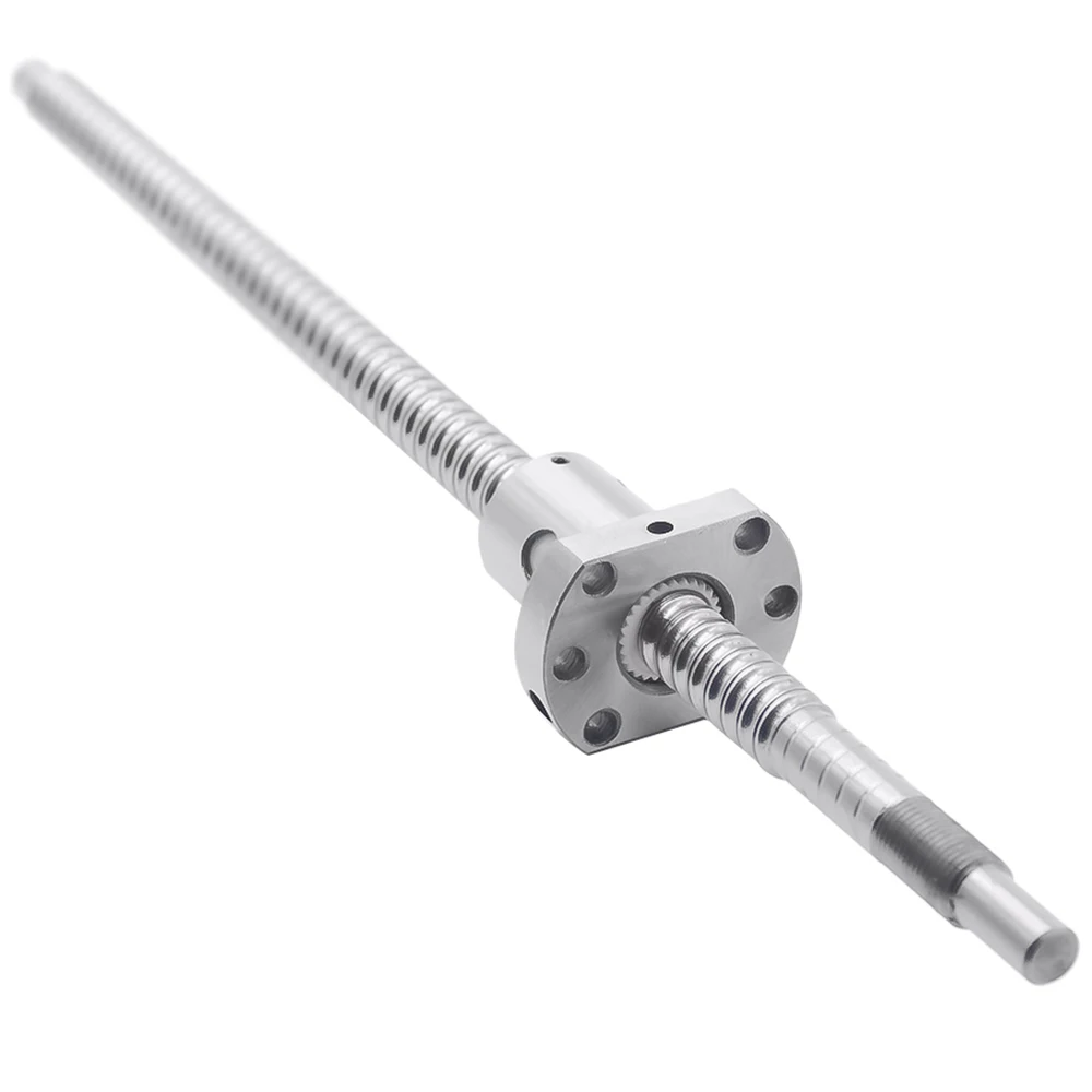 SFU1204 L500mm rolled ball screw C7 with 1204flange single ball nut for CNC part 