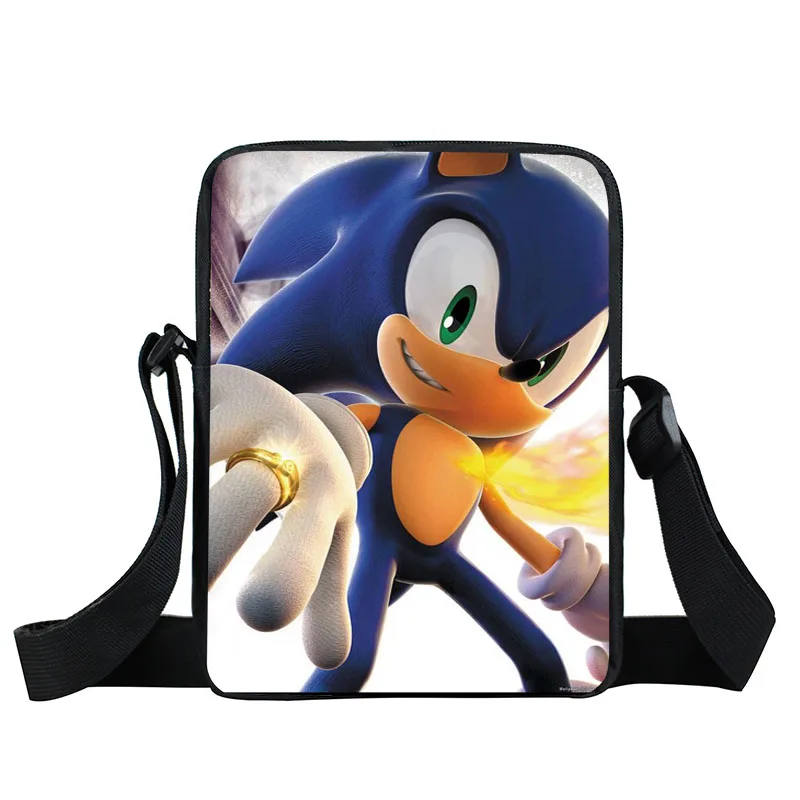 Мультфильм sonic Малый Детская сумка через плечо школьные ранцы дети bookbag обувь для мальчиков девочек Сумка через плечо сумка-почтальон мини подарок - Цвет: XKBYSXZ21