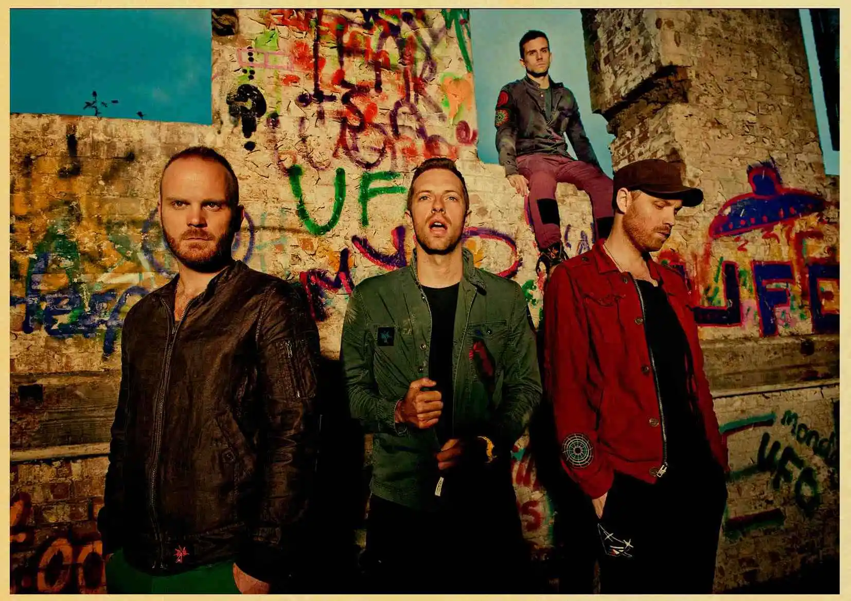 Рок Музыкальная Группа постер Coldplay бар гостиная Настенный декор высокое качество картина стене плакат обои