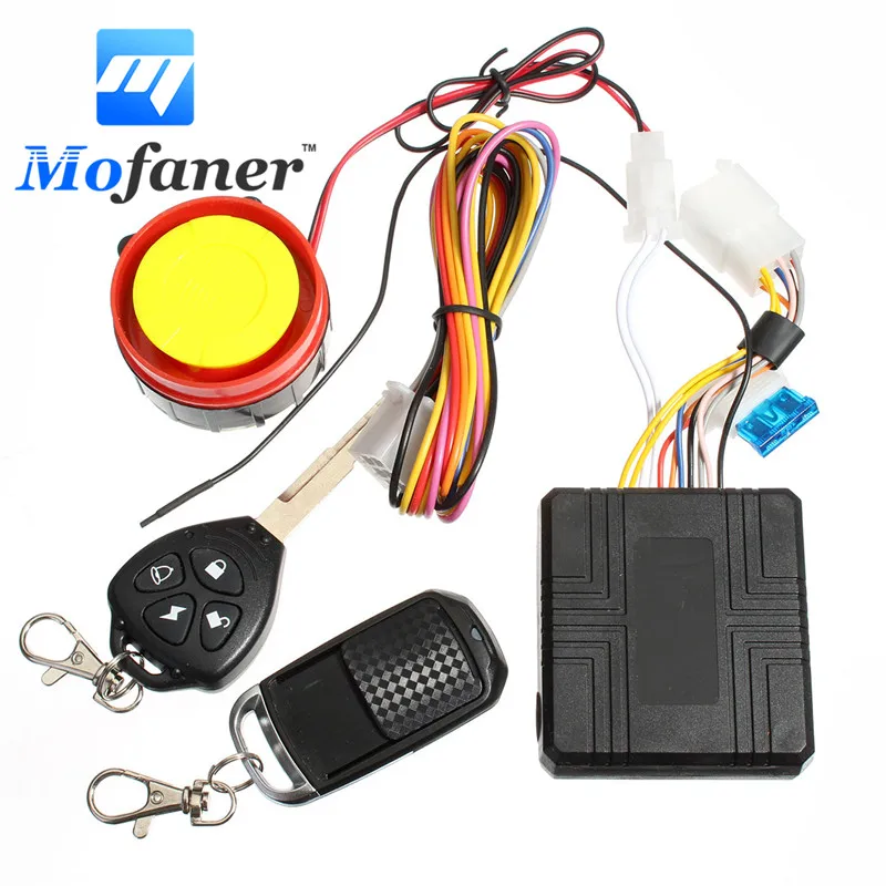 

12v Universal Motorcycle Motorbike Scooter Compact Security Alarm System Remote Control Engine Start for Suzuki /Honda /Yamaha