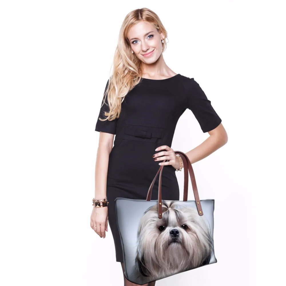 WHOSEPET النساء حقيبة كتف لطيف الكلب طباعة حقيبة يد للسيدات كبيرة قدرة أعلى-حقائب بيد حقيبة حمل أنيقة الإناث حقائب الشاطئ WHOSEPET النساء حقيبة كتف لطيف الكلب طباعة حقيبة يد للسيدات كبيرة قدرة أعلى-حقائب بيد حقيبة حمل أنيقة الإناث حقائب الشاطئ