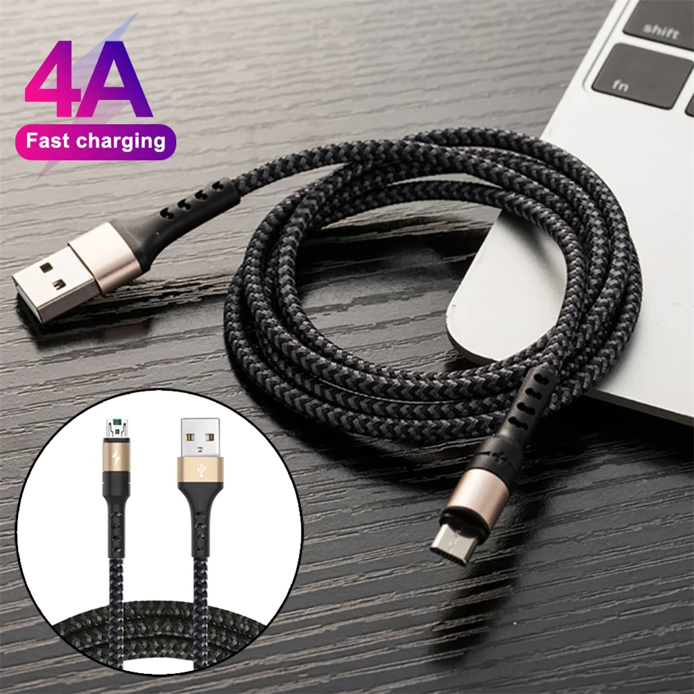 Jetjoy для samsung huawei LG зарядное устройство андроида кабели 4A Быстрая зарядка Micro USB