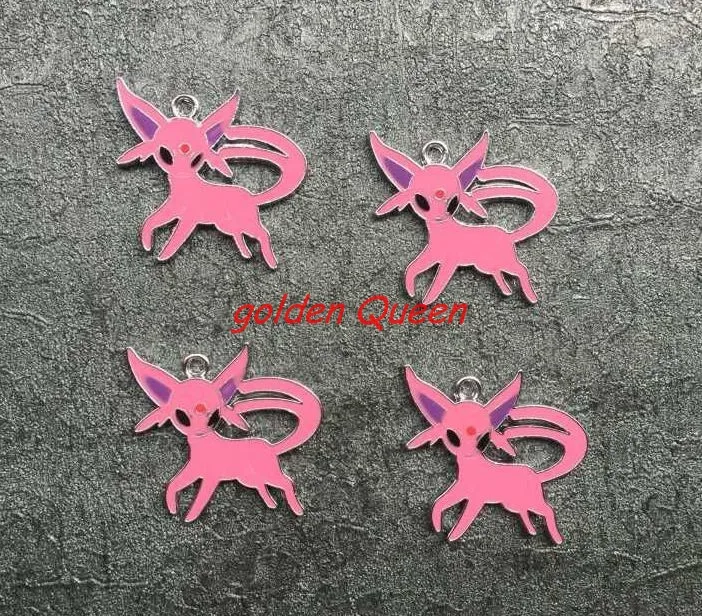 purple 20pcs mixs anime cartoon game go Enamel Metal Charm Pendants DIY Jewelry Making Mobile Phone Accessories z-0085 | Украшения и