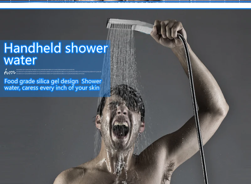Bathroom Faucets 3555cm Air Pressured Water Saving Shower head Set Brass Chrome Wall Mounted Mixer Controller Shower System (9)