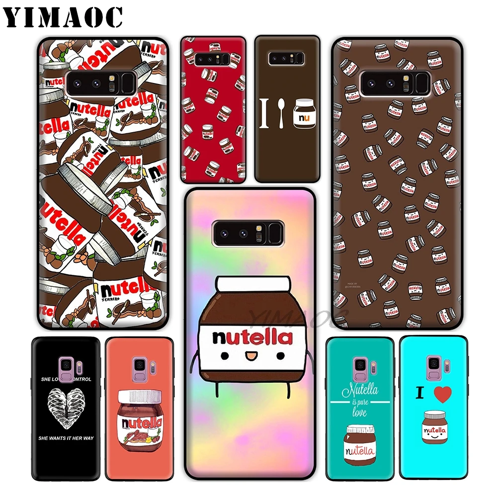 YIMAOC Nutella Шоколадный Мягкий ТПУ силиконовый чехол для Samsung Galaxy S10 S10e S9 S8 Plus S7 S6 Edge &amp