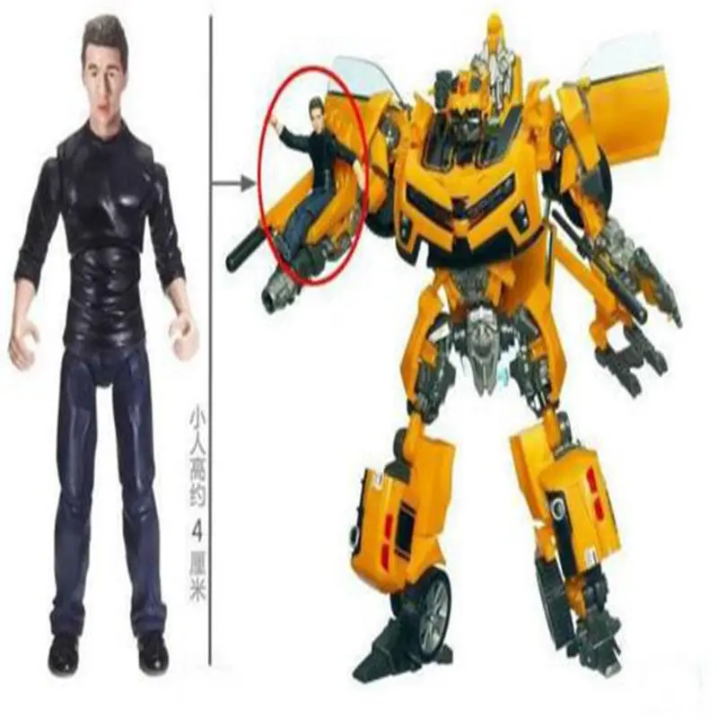 Anime 18 cm transformación Robot Sam figuras de acción juguetes Coche amarillo Sam Robots Brinquedos juguetes clásicos niños juguetes de alta calidad
