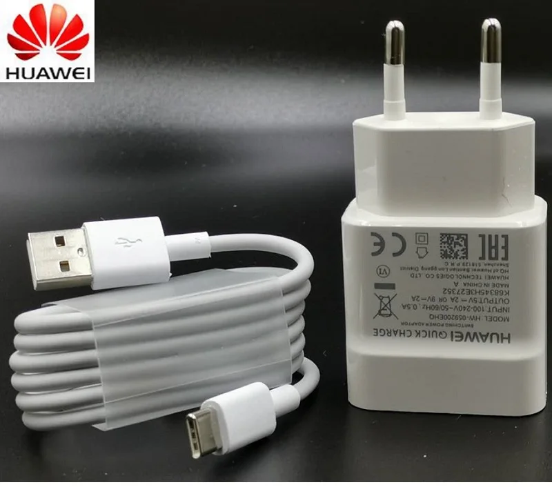 

Huawei 9V2A EU charger QC 2.0 Quick Fast Charge Adapter USB Type-c For nova3 3i 2 2i honor 9 8x p7 p8 p9 p10 lite mate 7 8 9 10