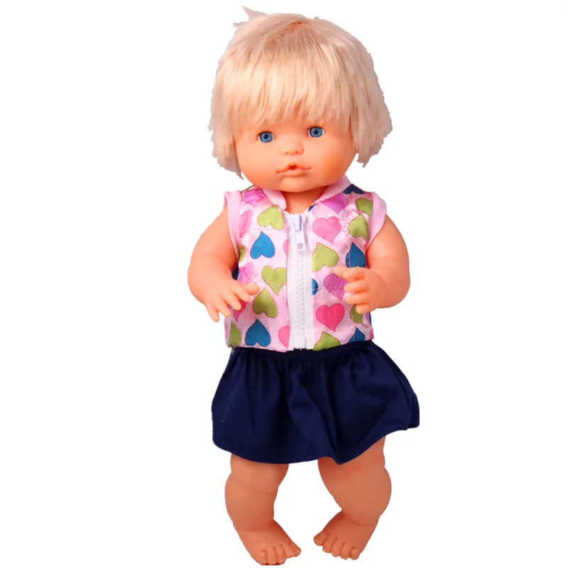 Одежда для кукол, размер 41 см, Nenuco Doll Nenuco Ropa y su Hermanita, модное платье феи, платье в горошек для 16 дюймов, Nenucos