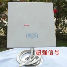 14dB 2,4 GMHz Беспроводной WI-FI WLAN на открытом воздухе Панель антенна, wifi панельная антенна с 2 м кабель