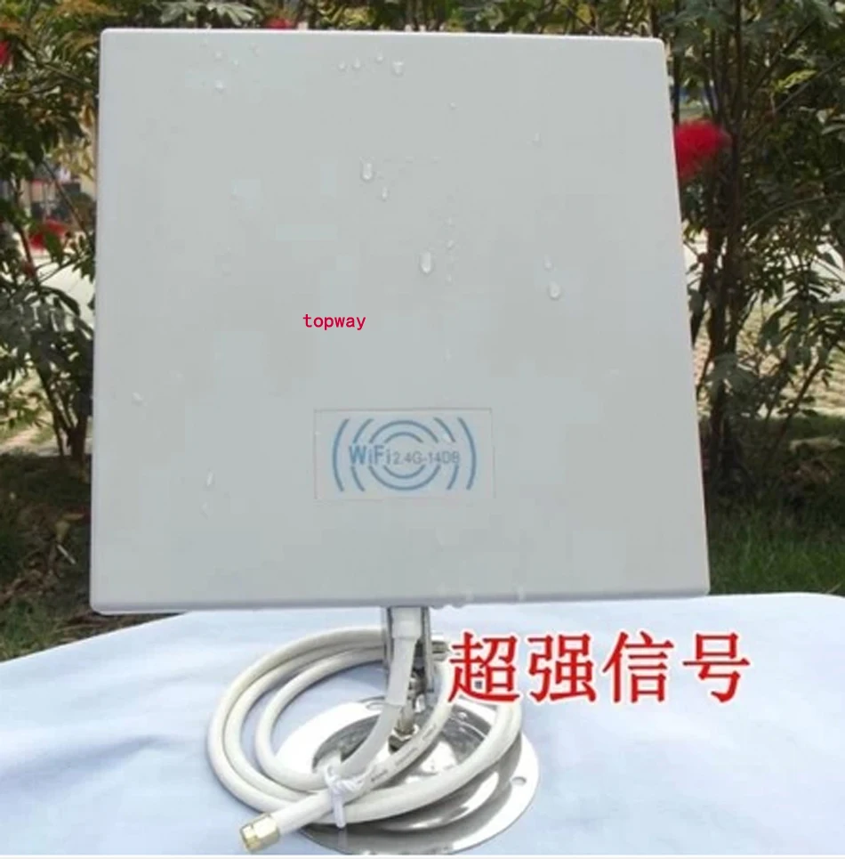 bilder für 14dB 2,4 GMHz Drahtlose WiFi WLAN Outdoor Panel Antenne, WIFI PANEL antenne mit 2 METER kabel bilder für 14dB 2,4 GMHz Drahtlose WiFi WLAN Outdoor Panel Antenne, WIFI PANEL antenne mit 2 METER kabel