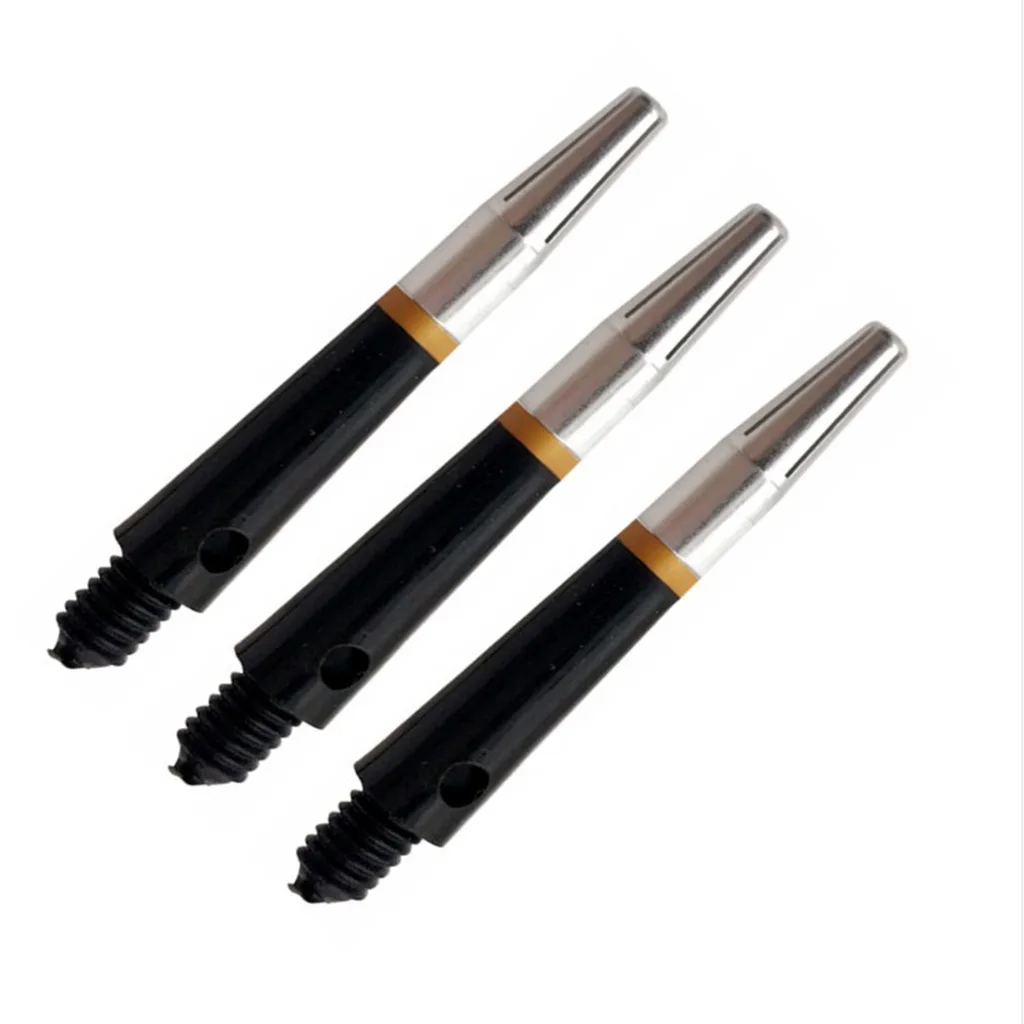 3pcs/Pack Aluminum Alloy Medium Darts Shafts Stems Replacing for Darts Maintain Fixing 45/35mm Aluminum Alloy Dart Shaft