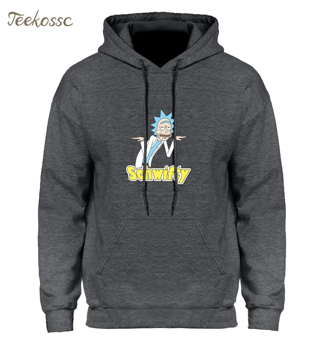 

Schwifty Men Hoodie Rick and Morty Funny Homens Hoodies Sweatshirt Mens 2018 New Winter Autumn Hooded Casual Cartoon Rick Hoody