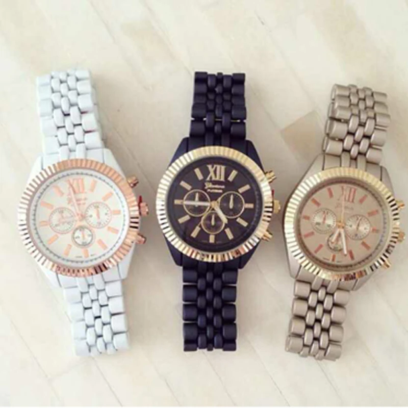Geneva classy matte bracelet watch famous brand womans watch ladies