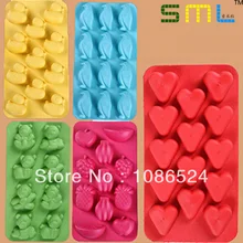 Утки любовь медведь фрукты пингвин ice mold Силиконовые Ice Cube Trayuse для Кухни Делает Home, 19.5*10.5 СМ! E38