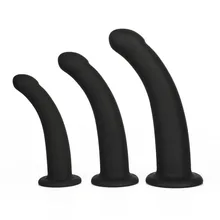 Smooth Silicone Real Dildo Penis Anal Plug,Prostate Massager Butt Plug Anal Vagina Erotic Sex Toy Masturbation for Woman for Men