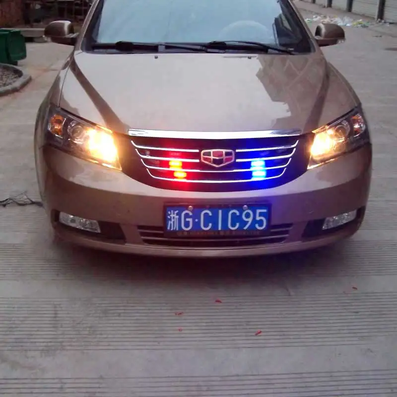 Автомобиль FUGSAME, красный, синий, белый, зеленый, желтый, янтарный, 4x3, 12LED, стробоскоп Предупреждение льный светильник, полицейский светильник скорой помощи, мигающий светильник s DC12V