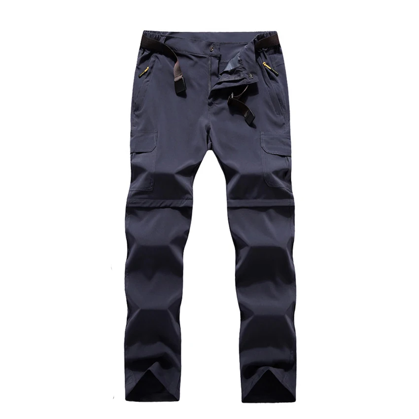 WindTaste 6XL hombres verano al aire libre Camping pantalones cortos extraíbles senderismo Trekking pesca impermeable deportes pantalones masculinos KA009