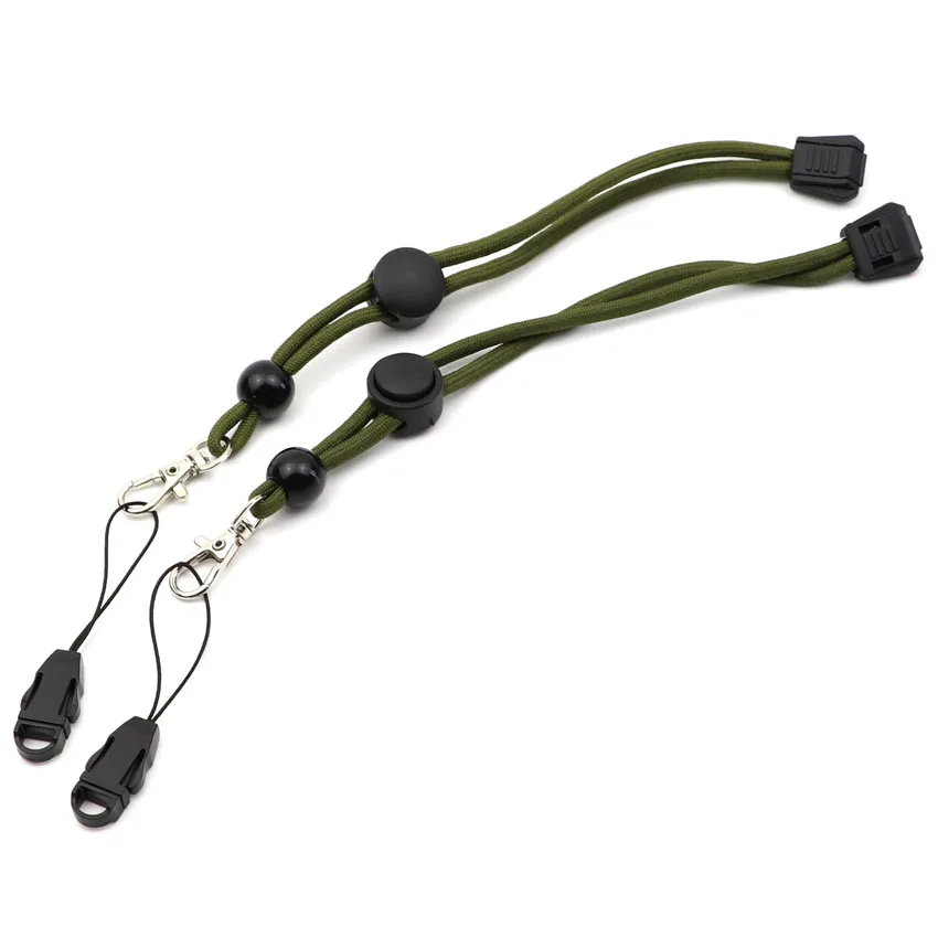 2pcs Flashlight Lanyard Universal Detachable Paracord Strap Lanyard For