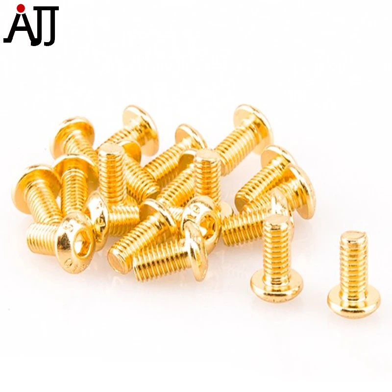 Accessories BRT M3 8mm 10mm 12mm 14mm Screw Steel Class 10.9 20pcs//Bag M3x8mm M3x10mm M3x12mm M3x14mm Screws Color: M3x12mm