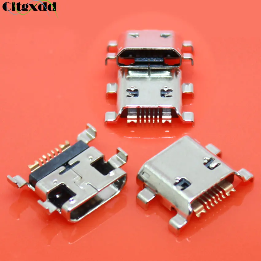 Cltgxdd 2 ~ 10 шт. Micro USB разъем для зарядки Samsung Galaxy Ace S3 mini I8160 I8190 S7562 S7562i S7568|Соединители| |