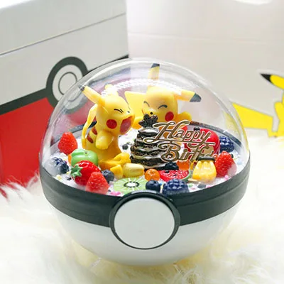 PokeBall Monster Pet pokebolas Pikachu Eevee Bulbasaur Charizard Squirtle DIY светодиодный фигурка на день рождения, рождественские игрушки для подарка - Цвет: DIY Sey A