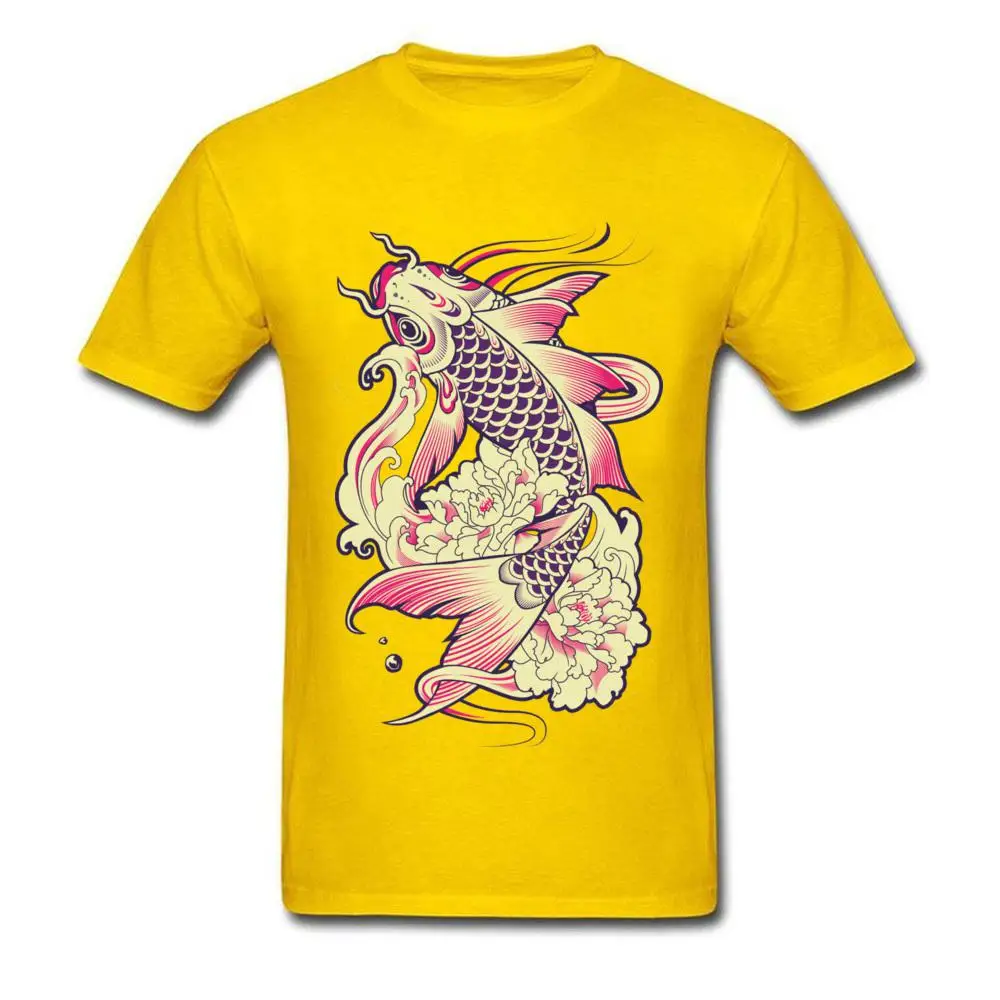 Koi Fish Illustration_yellow-1000x1000xffffff