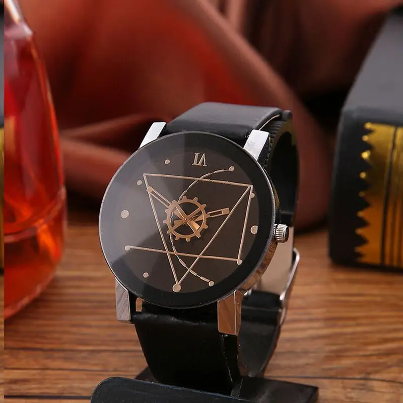 New Fashion Men's Steel&Leather Belt Wrist Watch Women's Luxury Brand Men Watch Business Women Clock Best Gift Dropshipping!!!