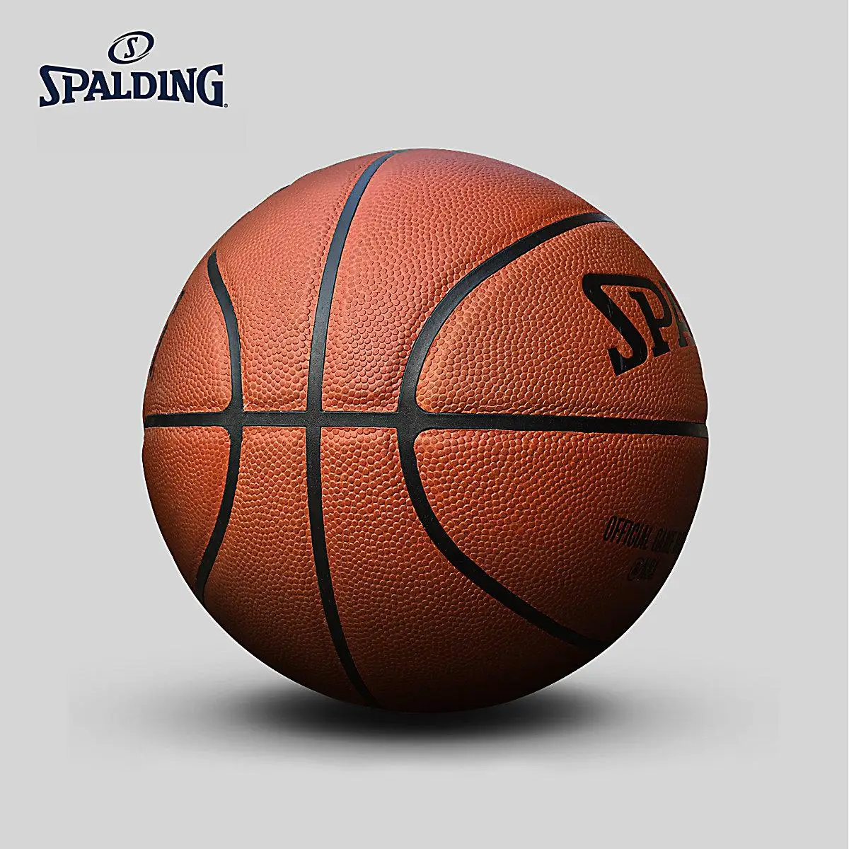 Spalding Nba профессиональный игровой Крытый из натуральной кожи Basketball74-569y Baloncesto Официальный игровой мяч