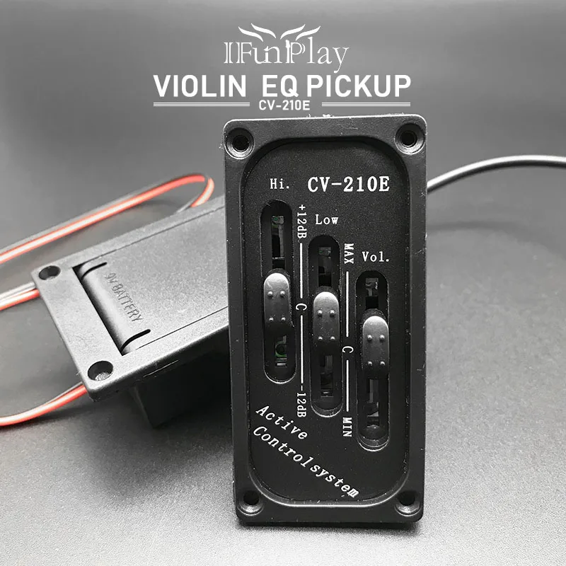 Electric Violin Pickup Adjustable Fiddle Bridge Saddle Pickup Piezo CV 210E for Electric Violin