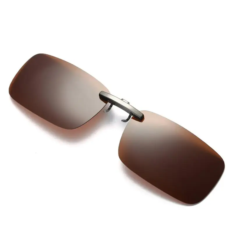 Snowshine4#5003 DetachableNight линзы для зрения, для вождения, Металлические поляризованные очки, Классические солнцезащитные очки - Цвет линз: Коричневый