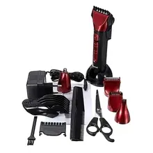 Kemei профессиональный 5 в 1 машинка для стрижки волос триммер для носа бороды машинка для стрижки волос