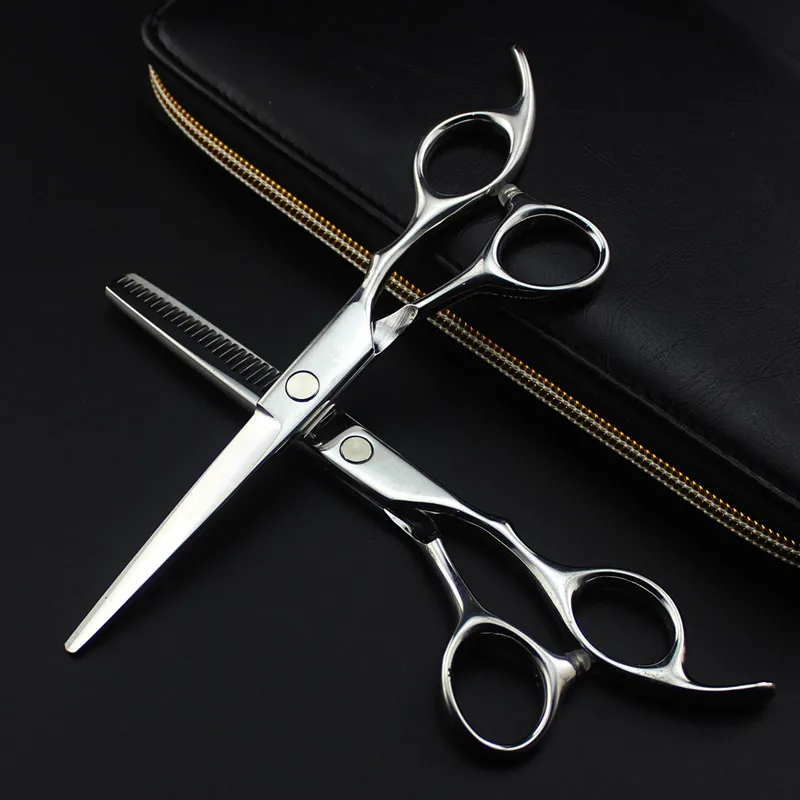 professional japan 4cr 6 inch cut hair scissors set cutting barber