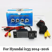 Автомобильная Камера Заднего вида Для Hyundai ix35 2014 ~ 2016/RCA Проводной Или беспроводной/HD Широкоугольный Объектив/CCD Ночного Видения Резервную Камеру