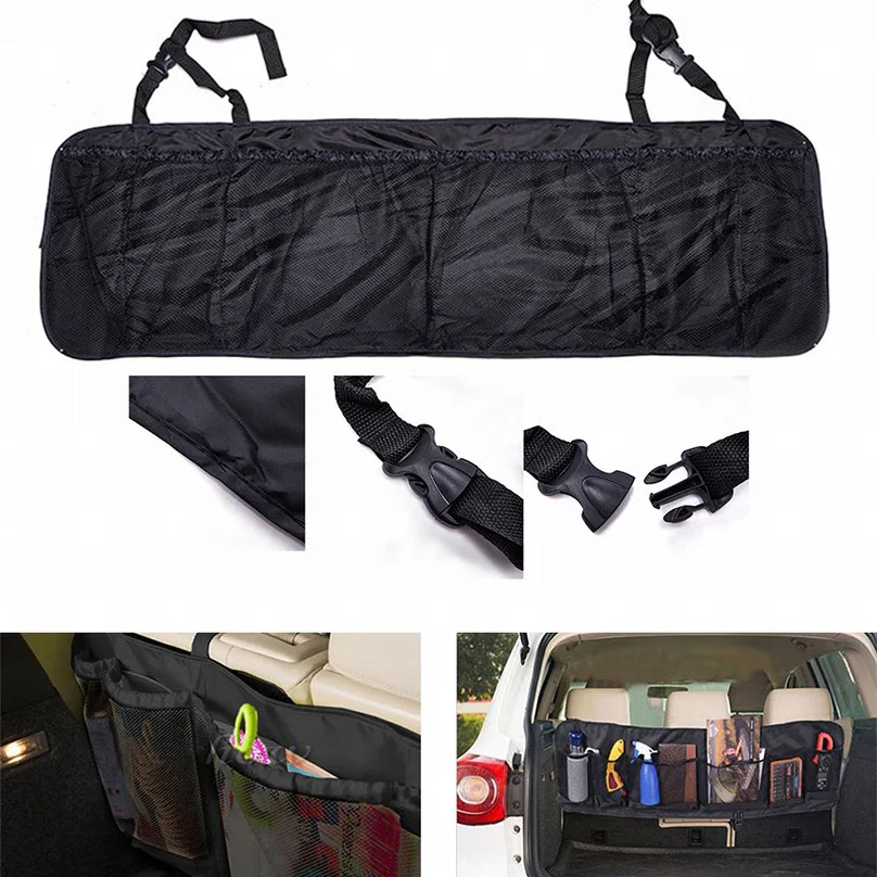 Сетчатые подвесные сумки для багажника 1 шт. сетка хранения Toyota RAV4 Prado Forester Subaru XV