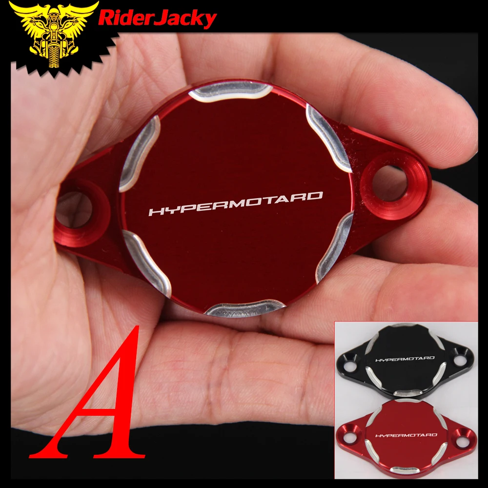 

RiderJacky CNC Modification Parts Alternator Red Cover Cap For Ducati HYPERMOTARD 1100 S 2007-2009 2008