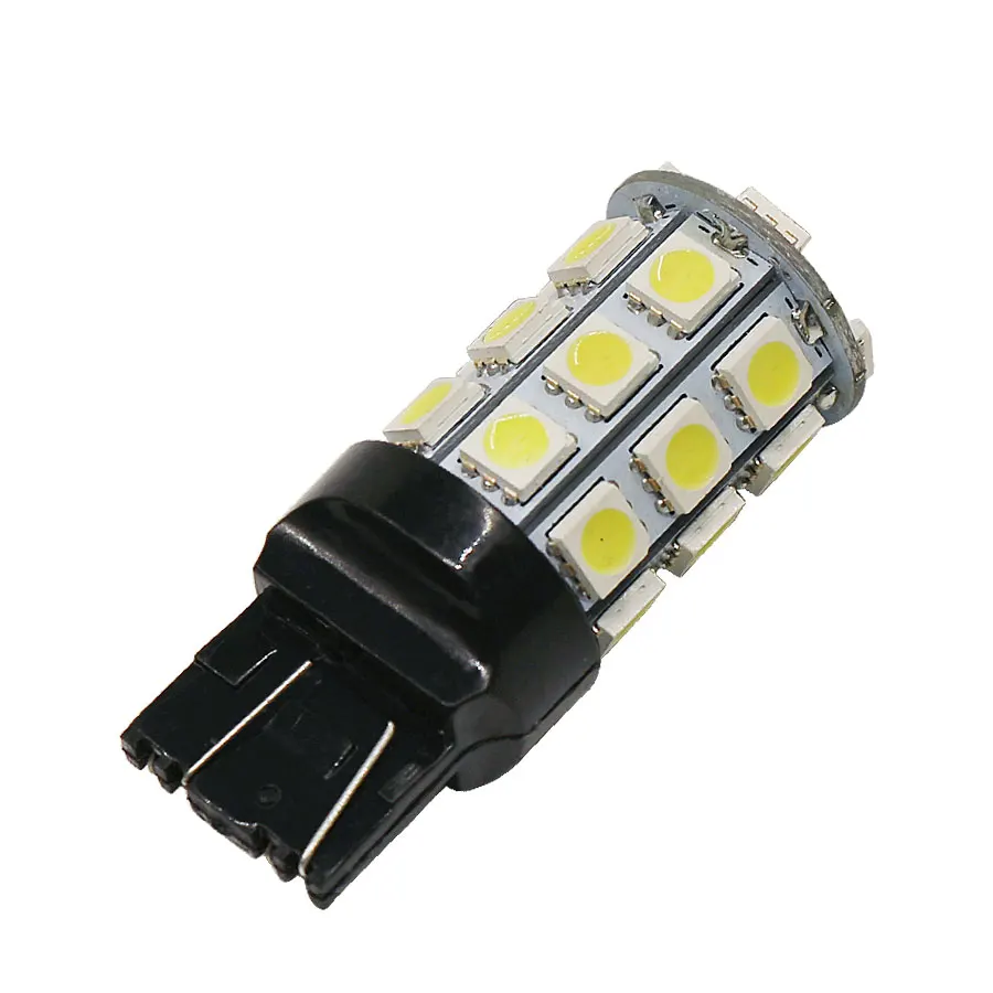 

2PCS/Lot W21/5W 7443 7440 T20 27SMD 5050 Super Bright LED Bulb Car Light Source Turn Singal Brake Backup Parking Stop Lights