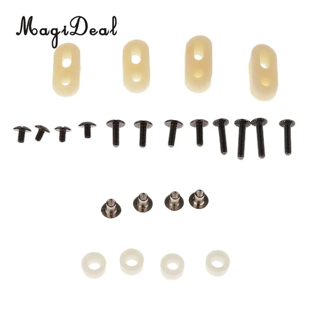 MagiDeal New Arrival 1 Pack Ice Hockey Visor Kits Helmet Accessories Screws Washers Nuts Hardware Replacement Sport Safety Acce