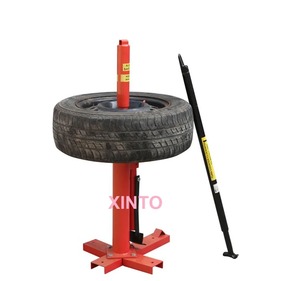 

Manual car tyre stripping machine device, automobile tire repairing tool