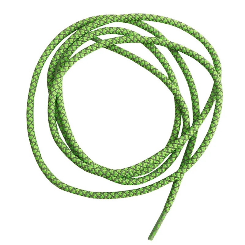 1 Pair Highlight Reflective Fashion Laces Polyester Paisley Reflective Shoelace Round Visible Baby Safety Cordon Shoes Shoelaces