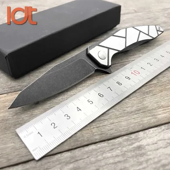 

LDT 1735 Folding Knife 440C Blade Steel Handle Ball Bearing Tactical Survival Knife Camping Outdoor Hunting Pocket Knives Tools